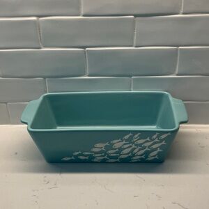 Fish Ceramic Bread Pan NWT